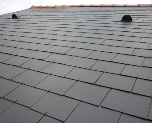 toiture en fibro rénovée Nettoyage de toiture fibro